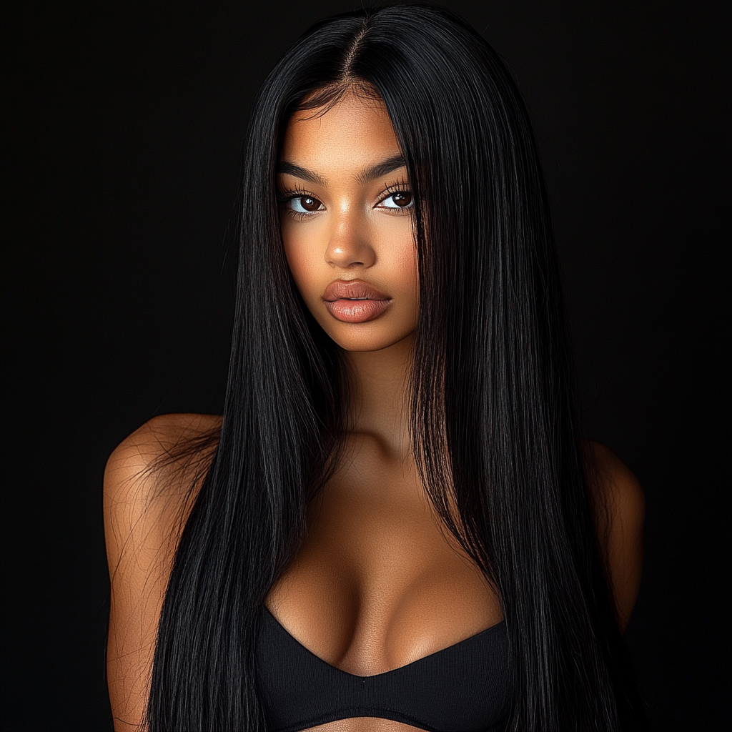 Styled by Icy – Straight Full Frontal Wig (Virgin Hair)