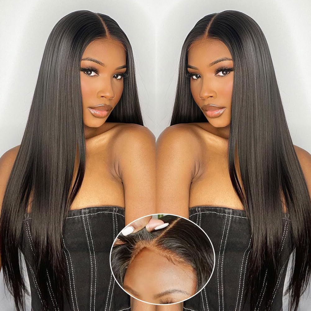 Styled by Icy – Glueless Straight Wig (Virgin Hair)